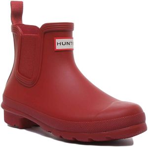 Hunter Original Rot Chelsea-Stiefel für Frauen (39, rot)