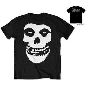 Misfits Shirt L Classic Fiend Skull beidseitig bedruckt