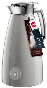 emsa Isolierkanne PLAZA 1,0 Liter silber