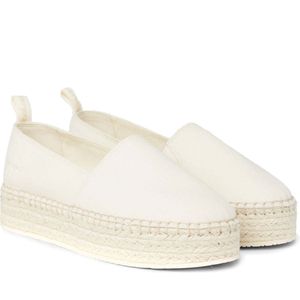 Calvin Klein Jeans dámské nazouvací boty/espadrilky bílé textilní velikost:41