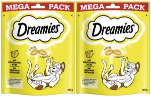 DREAMIES Portionsbeutel Mega Pack mit Käse 2 x 180g