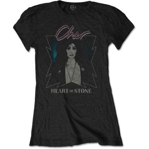 Cher - T-Shirt für Damen RO9966 (4XL) (Schwarz)