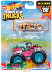 Hot Wheels Monster Trucks Zombie Wrex + auto