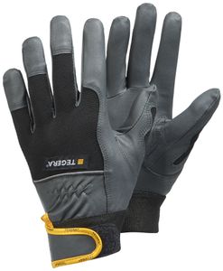 Handschuh aus Synthetikleder TEGERA 9105 | 6 Paar schwarz, Cat.II, 1121X, Gr. 9