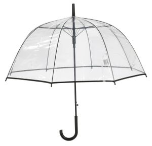 Regenschirm Glockenschirm Schirm Regen Glockenform rund klar transparent Ø 85 cm