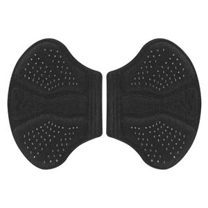 INF Fersenpolster für zu große Schuhe, selbstklebende Mesh-Fersenschützer (8 mm) Schwarz 10,5x7,6x5,3 cm