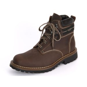 Josef Seibel Schuhe Herren Stiefel Lammfell Adelboden 21925 LA66, Schuhgröße:42, Farbe:Braun