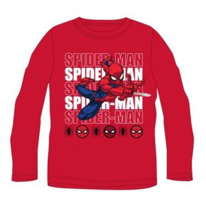 Spiderman Langarmshirt für Jungen, rot,104