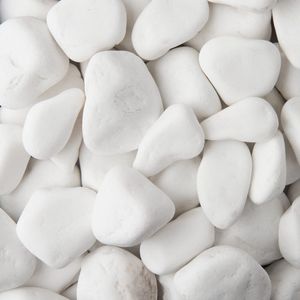 Malerei Steine 6-8cm weiß 1kg - 1 Packung