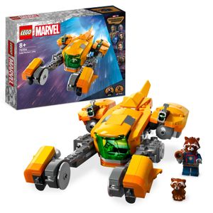 LEGO 76254 Marvel Baby Rockets Schiff, Guardians of the Galaxy Volume 3 Bau-Spielzeug für Kinder mit Superhelden-Minifigur und Raumschiff, Weltraum-Set