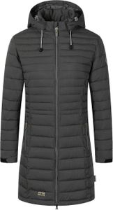Blue Wave Damen Steppmantel Ilona - Steppjacke Mantel gesteppt in Schwarz Größe 48