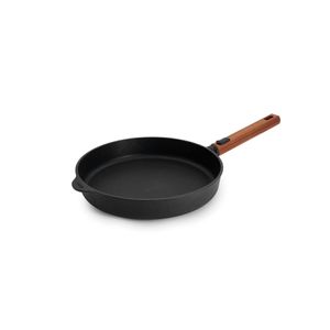 Woll "ECO Logic QXR" Flach- /Bratpfanne, Ø 28 cm, mit abnehmbarem Holzstiel (-FREE) - Induktionsgeeignet