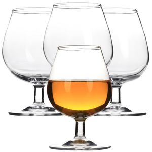 4er Set Cognacgläser Brandygläser | Cognac Brandy Schwenker Weinbrand Cocktail Glas | 350ml | Perfekt für Zuhause, Restaurants und Partys | Spülmaschinenfest