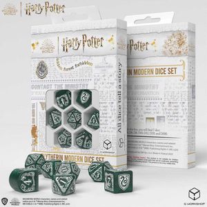 Harry Potter Würfelset Slytherin Modernes Würfelset - Grün (7)