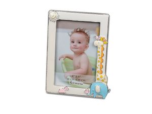 Kinder- Baby Fotorahmen Bilderrahmen 10x15cm mit farbiger Metall-Emaille Formano