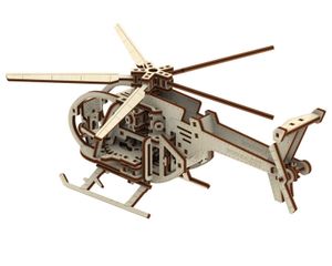 konstruktion Hubschrauber Jungen Holz braun 173-teilig