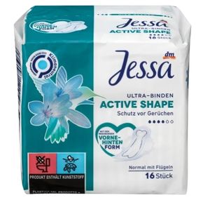 Jessa, Podpaski, Active Shape, 16 sztuk (PRODUKT Z NIEMIEC)