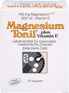 Magnesium Tonil plus vitamin E, 50 kapslí