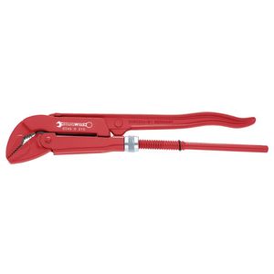 Stahlwille Eckrohrzange Maul-W.62mm L.445mm Kopf rot lackiert