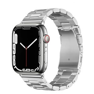 Strap-it Apple Watch Gliederarmband (Silber) - Große: 42 - 44 - 45 - 49mm