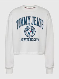 Weißes Tommy Jeans Damen Sweatshirt