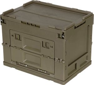 Plastikowe pudełko składane oliwkowe, 20 l