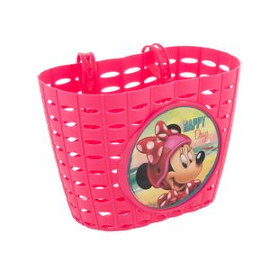 Minnie Mousefahrradkorb Junior 20 cm rosa