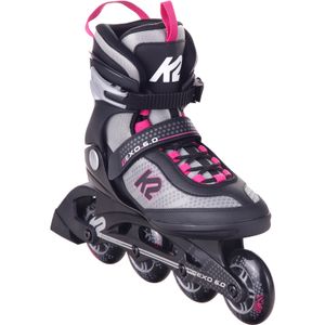 K2 Inline Skates Exo 6.0, Damen, Größe 38 Farbe Silber/Pink
