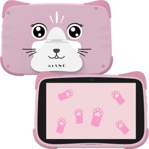 Kiano Alpha Kid Różowy Multimedialne Centrum Edukacyjne Tablet dla dzieci Kot Wi-Fi, Android 13