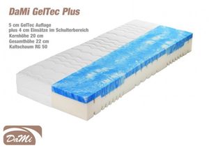 7 Zonen "GelTec Plus" Matratze Kaltschaum H3 140x200cm (RG 50)