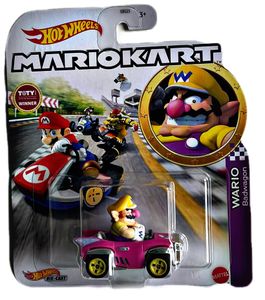 MATTEL Hot Wheels Mario Kart 1:64 Die-Cast Sortiment Wario GBG25-979Q_07 - Neu /