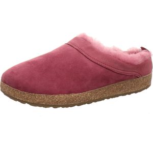 Haflinger Damen Herren Hausschuhe Lammfellclog Snowbird 713015, Größe:40 EU, Farbe:Pink