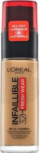 L´Oréal Paris Infaillible 32H Fresh Wear langanhaltendes Make-up Radiant Sand 30 ml