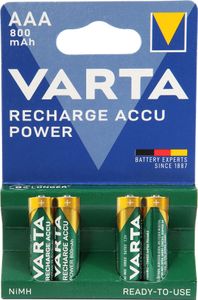 Micro-Akku VARTA ''LONGLIFE ACCU Ready2Use'', Ni-MH, 800mA, Typ AAA, 4er-Blister