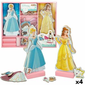 Figurki Disney Princess 45 sztuk 4 sztuki 9 x 20,5 x 1,2 cm