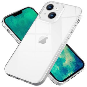 Hülle für Apple iPhone 15 Handyhülle Silikon Cover Case Bumper Softcase Klar