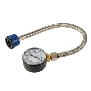 SILVERLINE Wasserdruckmesser Druckmesser Manometer Wasserdruckprüfung