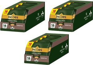 JACOBS Pads Crema kräftig 270 Getränke - 15x18 Kaffeepads Senseo kompatibel