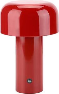 Luxus - Tischlampe Touch - Luna - Rot - H20 x Ø10
