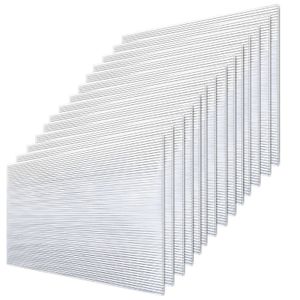 SWANEW Doppelstegplatten Polycarbonat Hohlkammerstegplatten 4mm Hohlkammerplatten Stegplatten Gewächshaus 14x