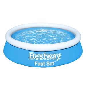 Bestway® Fast Set™ Aufstellpool ohne Pumpe Ø 183 x 51 cm, blau, rund Bestway® Fast Set™ Aufstellpool ohne Pumpe Ø 183 x 51 cm, blau, rund
