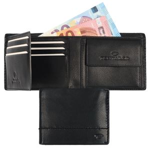 TOM TAILOR Herren Geldbeutel Portemonnaie Geldbörse mit RFID-Schutz Schwarz 7671