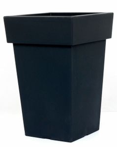 Doniczka plastikowa Lofly Slim Square antracyt DLOFQ-240