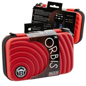 BULL'S ORBIS XL Dartcase red | Dart Case Etui Tasche für Dartpfeile Flights