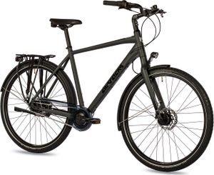 Airtracks Herren City XXL Fahrrad 28 Zoll CI.2880 Shimano Nexus 7 Schwarz Matt 56cm für Körpergröße 175-185cm