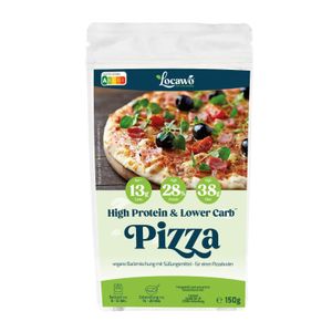 Locawo High Protein & Low Carb* Pizzaboden | Pizzabasis | Pinsaboden | Backmischung 150g