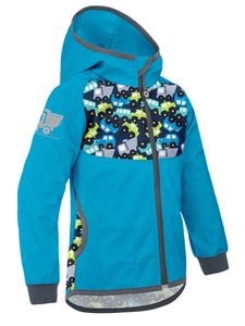 unuo Softshellová bunda bez zateplenia Cars aqua (Unuo softshellová bunda) - 98/104