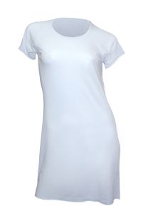 Damen Kleid auf Sublimation - Weiß sublimierbar, L/XL