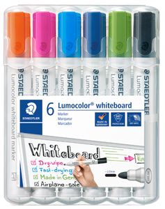 edding® 661-2 teiliges Whiteboard Marker Stifte Set für Magnettafel Schwarz
