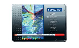 STAEDTLER Aquarellstift karat 12er Metalletui